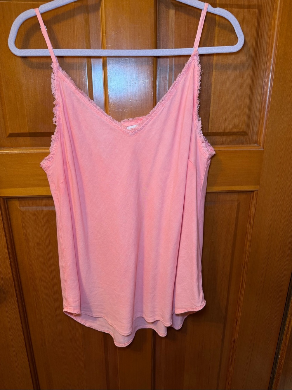 Cloth and Stone Pink Spaghetti Strap Tank Top